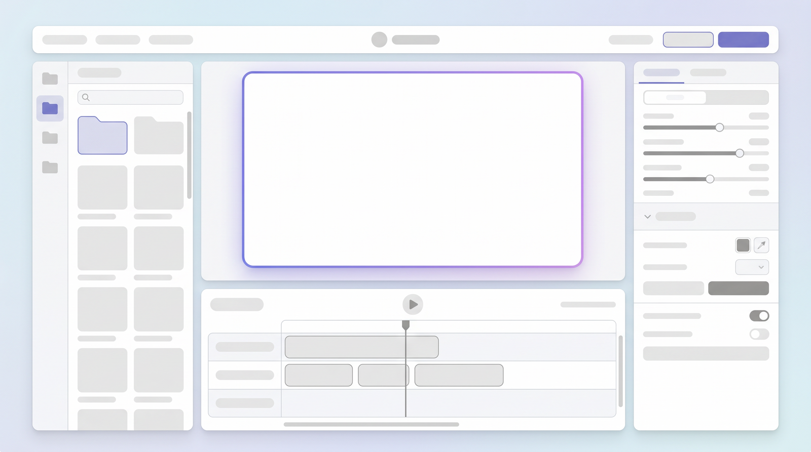 Fliki interface